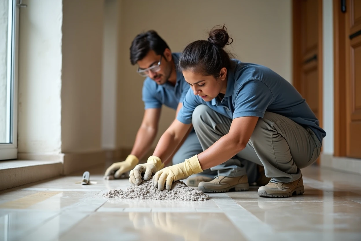 Restauración profesional de terrazo y mármol para edificios y locales
